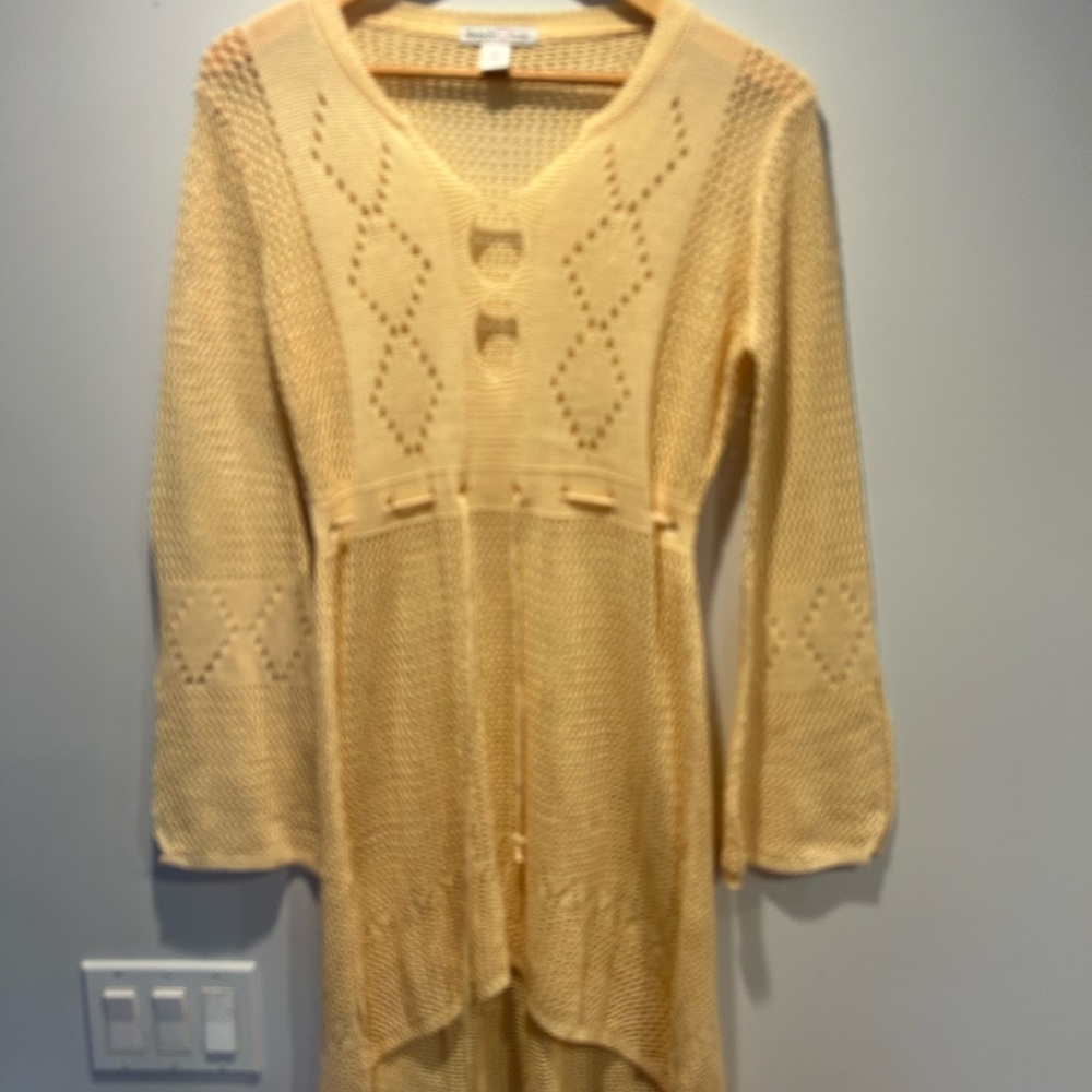 Lux knit beach cover up